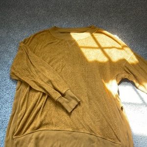oversized crew neck sweatshirt